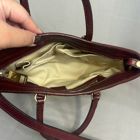 Gucci Beige/Brown GG Bree Top Handle Bag - Picture 10 of 11